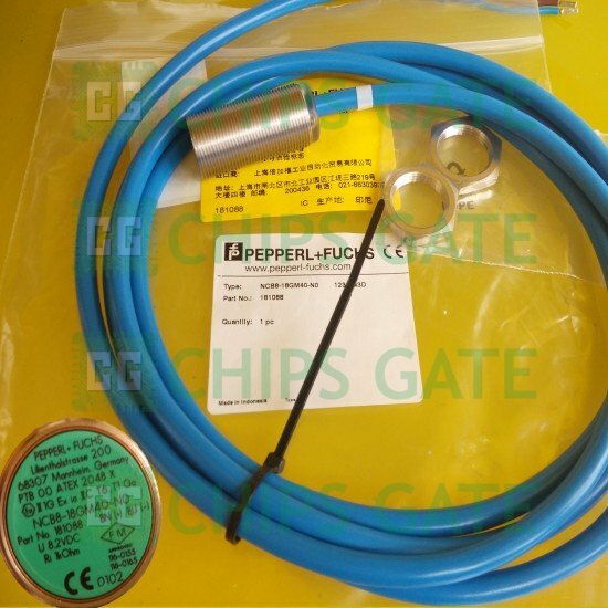 Capteur De Proximité Inductif PEPPERL & FUCHS NCB8-18GM40-N0-V1 - Neuf En Boîte, 18mm, Sortie NPN, Format Cube