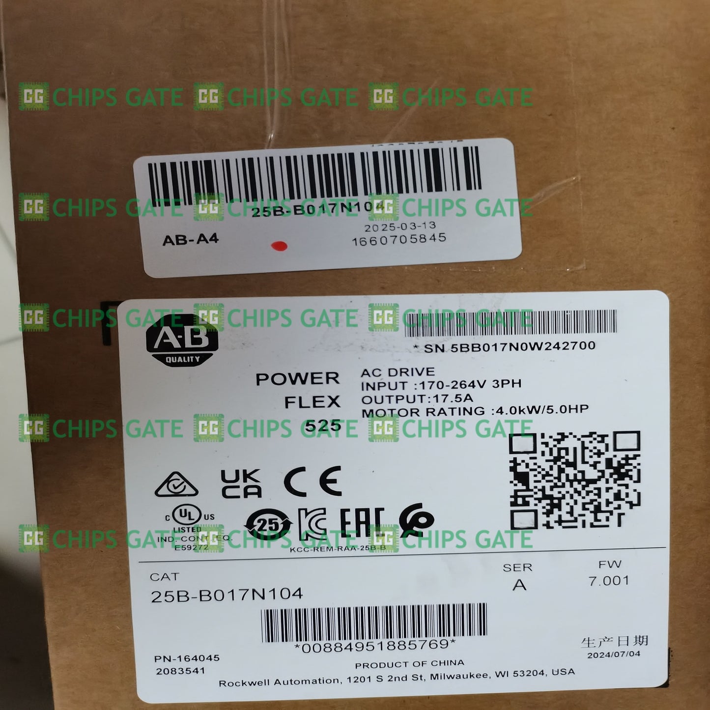 25BB017N104
