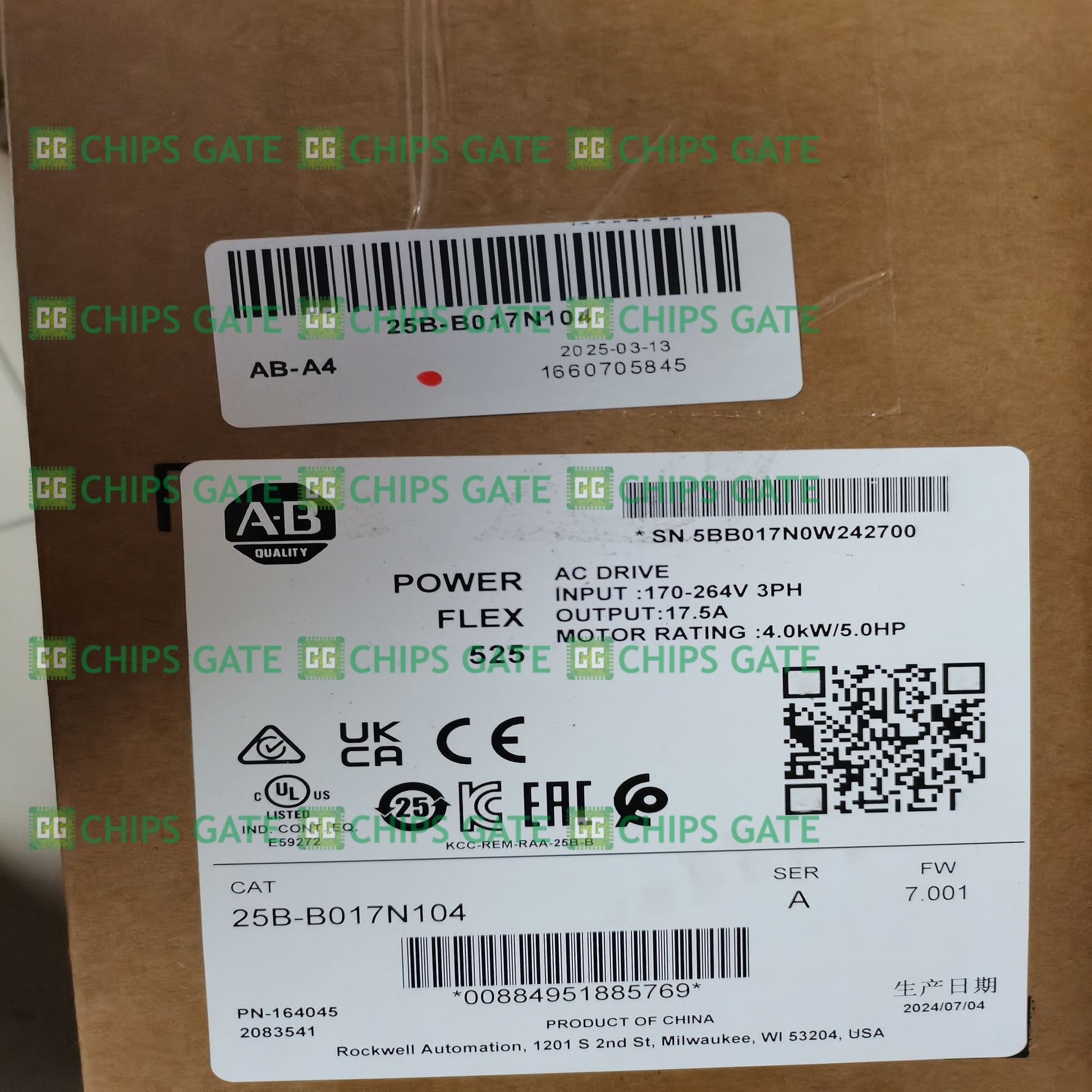 25BB017N104