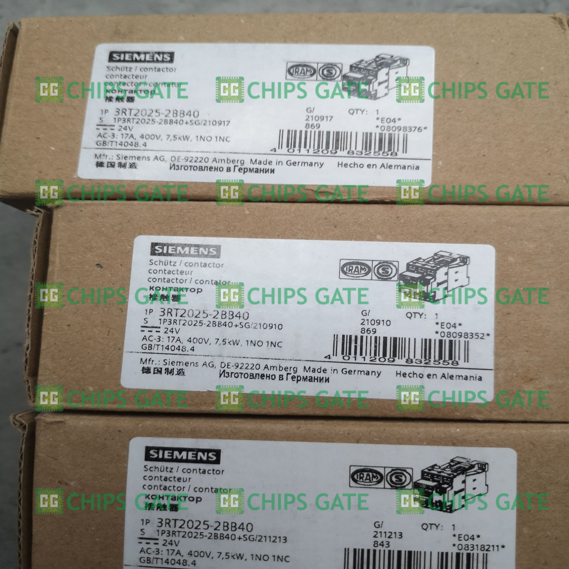 3RT20252BB40