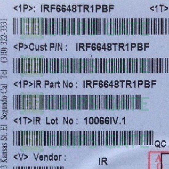 International Rectifier IRF6648TR1