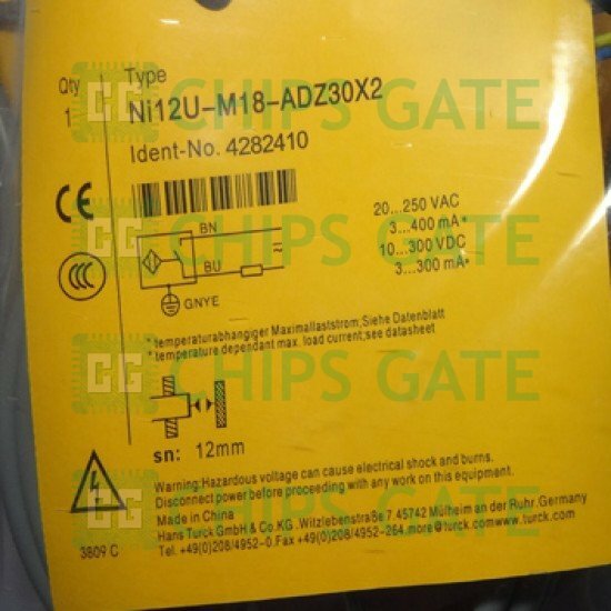Turck NI12U-M18-ADZ30X2