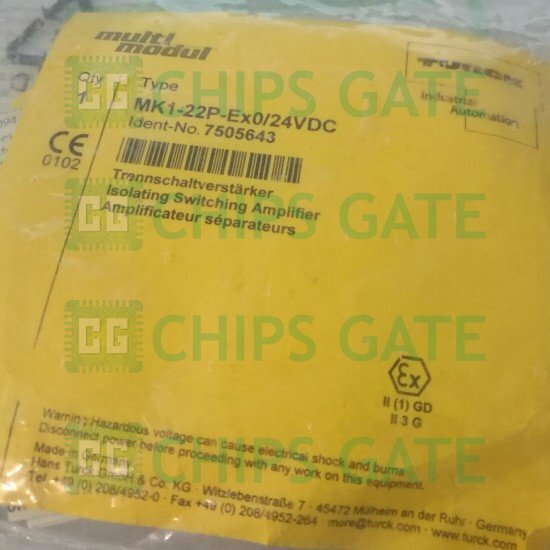 Turck MK1-22P-EX0-24VDC
