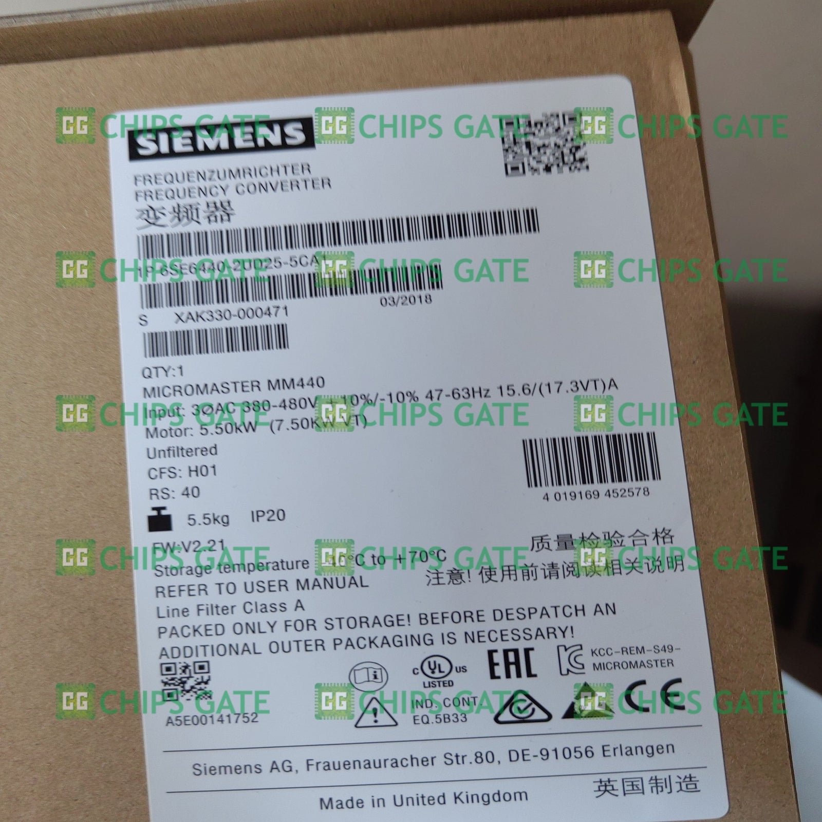 6SE64402UD255CA1