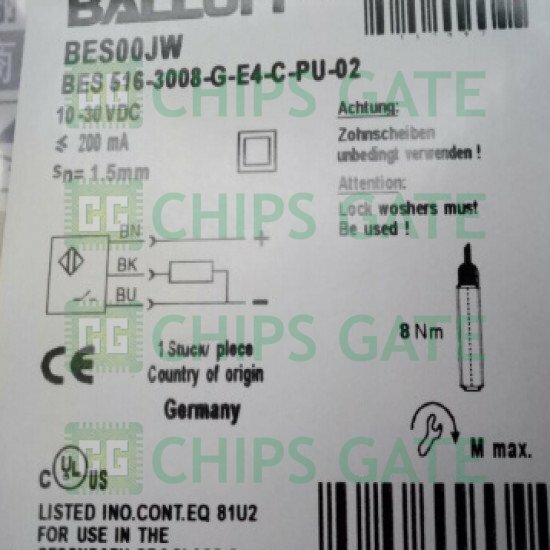 Balluff 516-3008-G-E4-C-PU-02