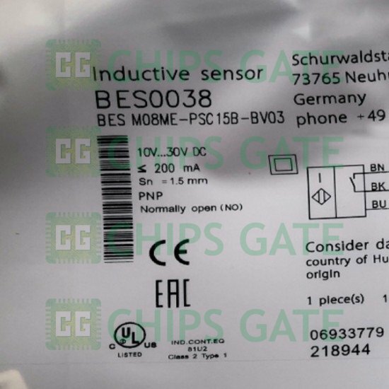 Balluff M08ME-PSC15B-BV03