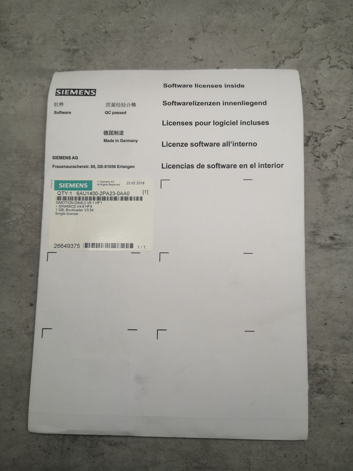 6AU14002PA230AA0
