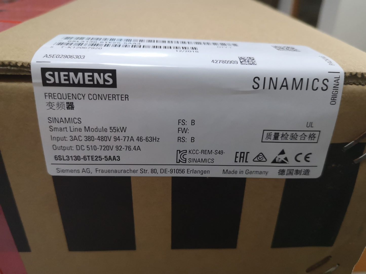 6SL31306TE255AA3