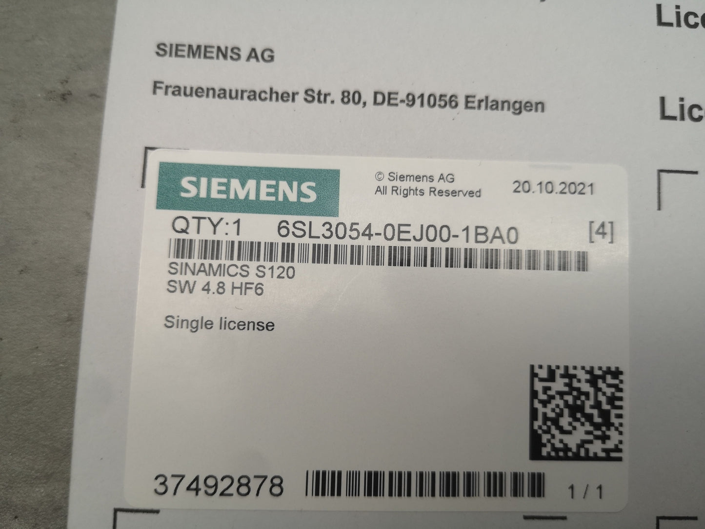 6SL30540EJ001BA0