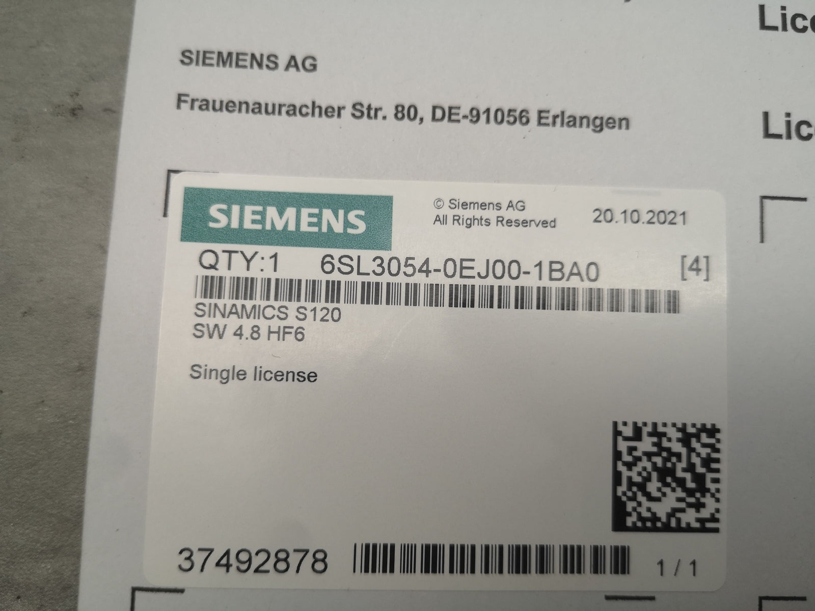6SL30540EJ001BA0