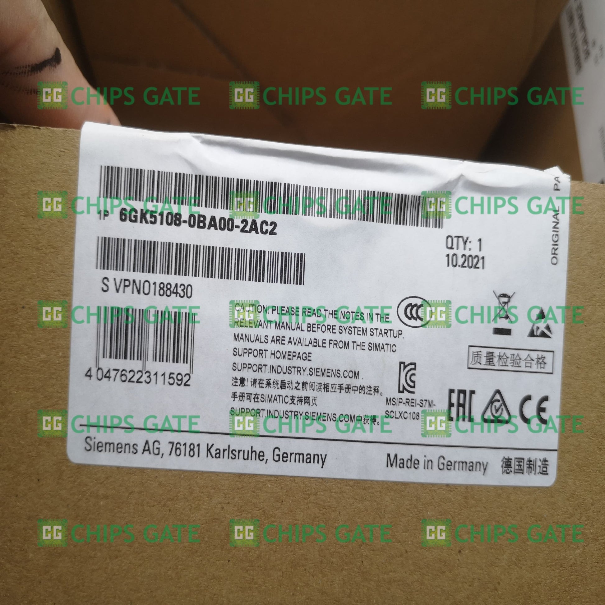 6GK51080BA002AC2
