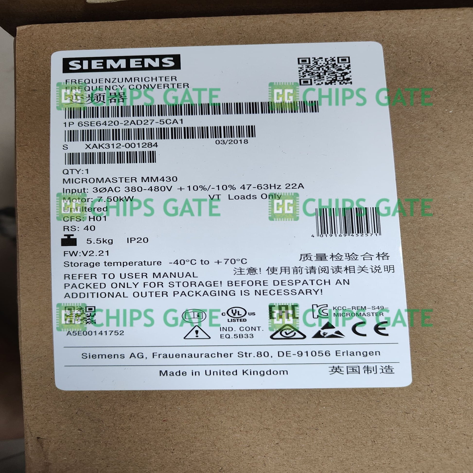 6SE64202AD275CA1