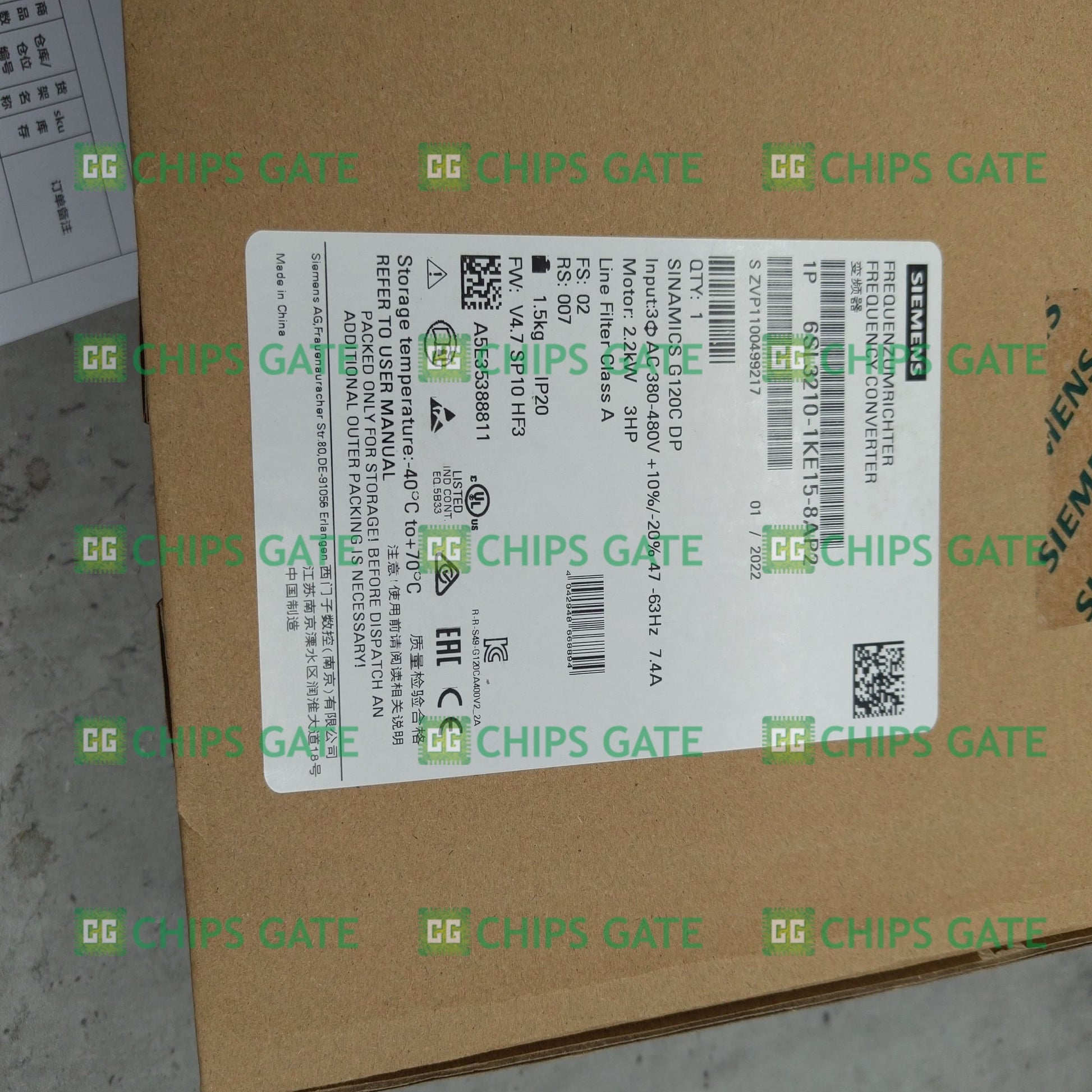 6SL32101KE158AP2