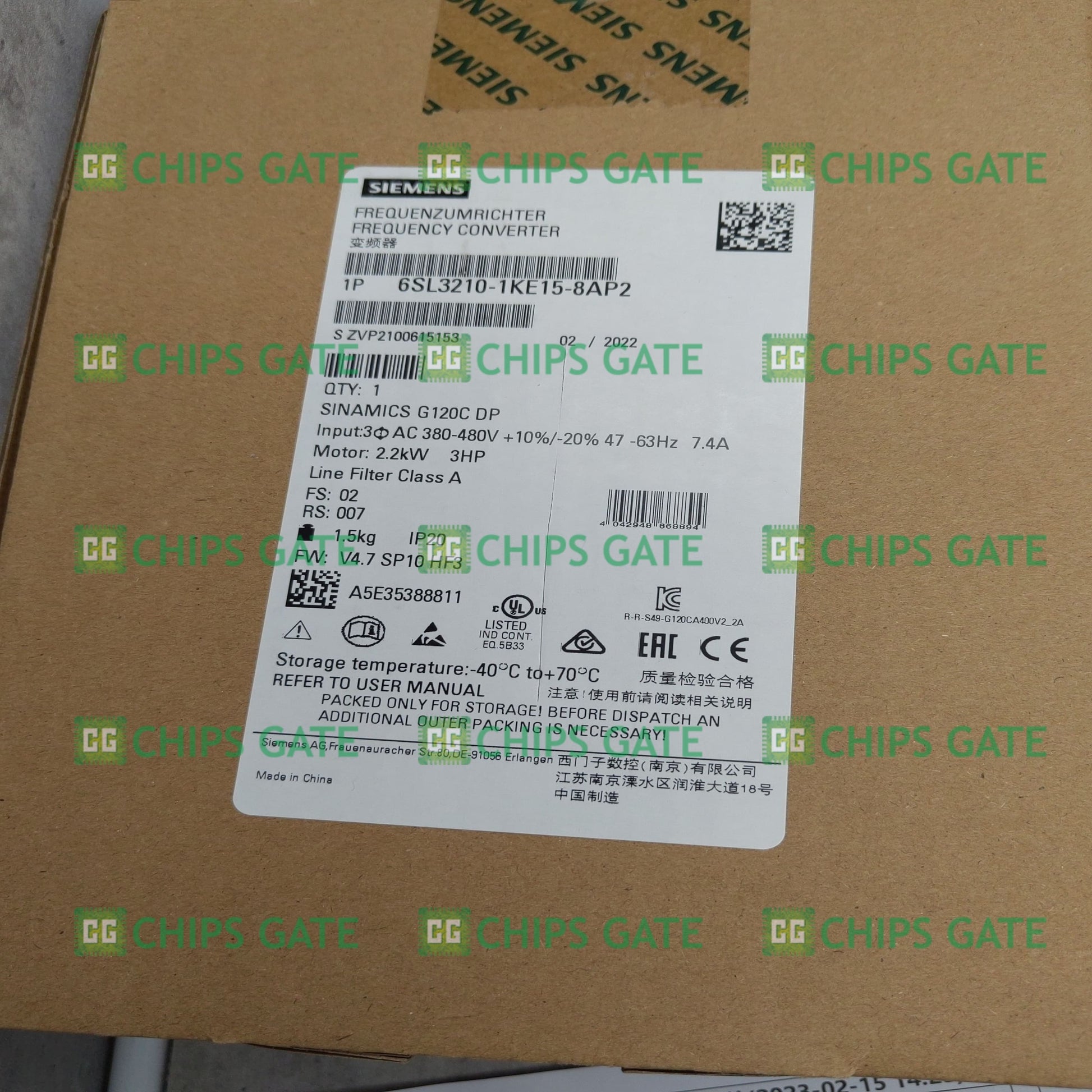 6SL32101KE158AP2