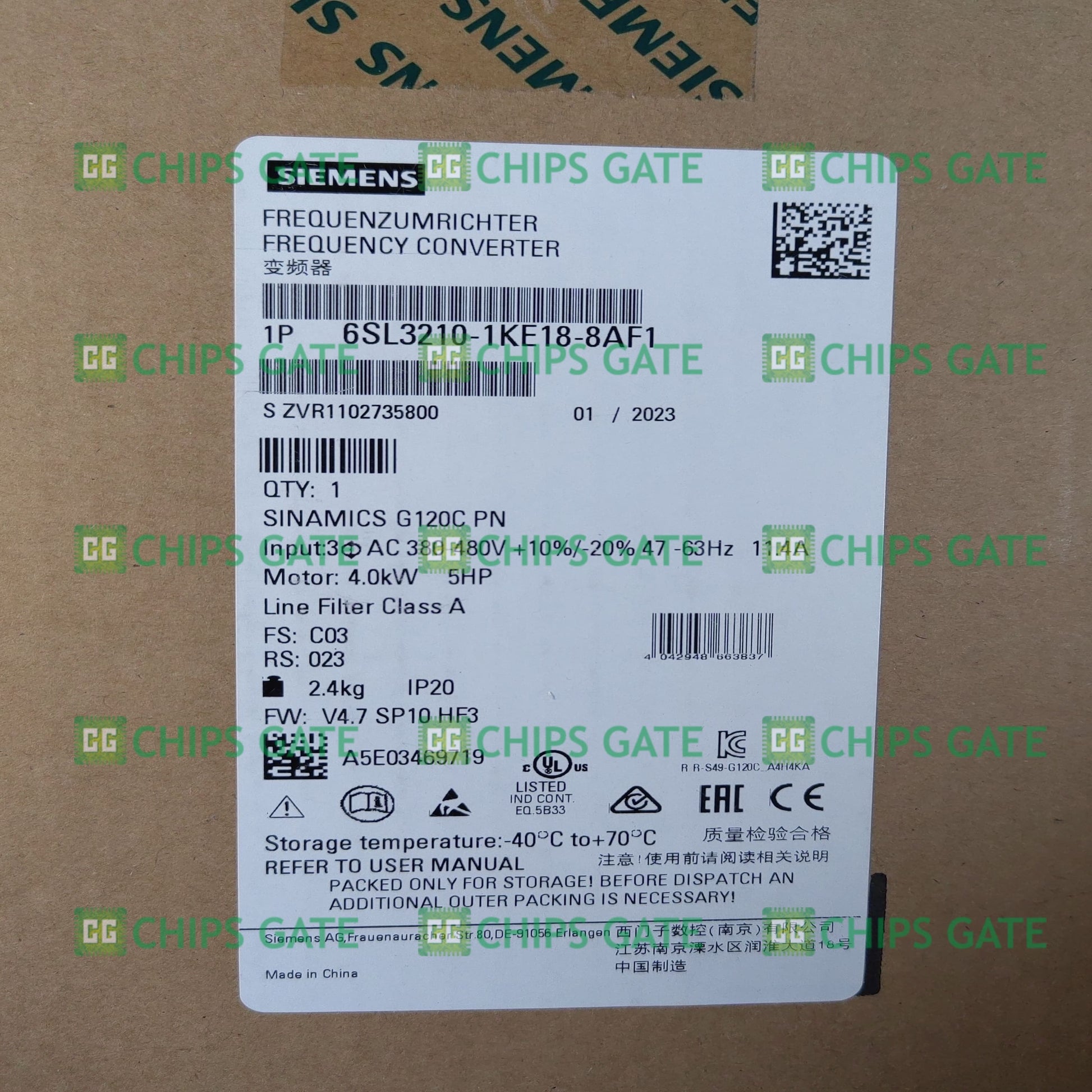 6SL32101KE188AF1