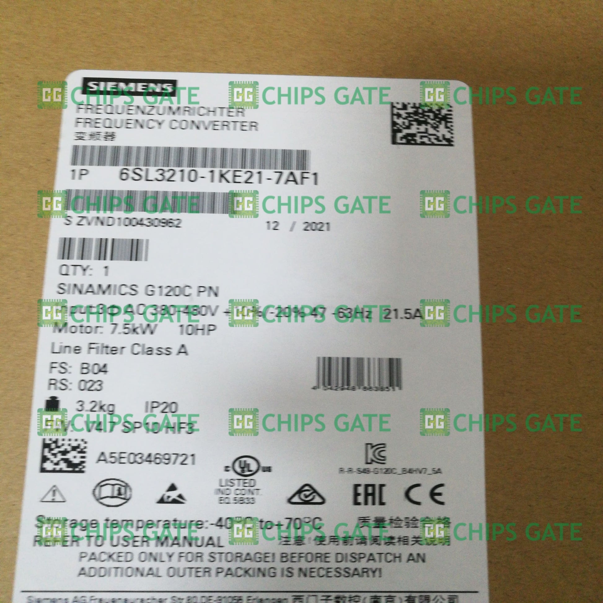 6SL32101KE217AF1