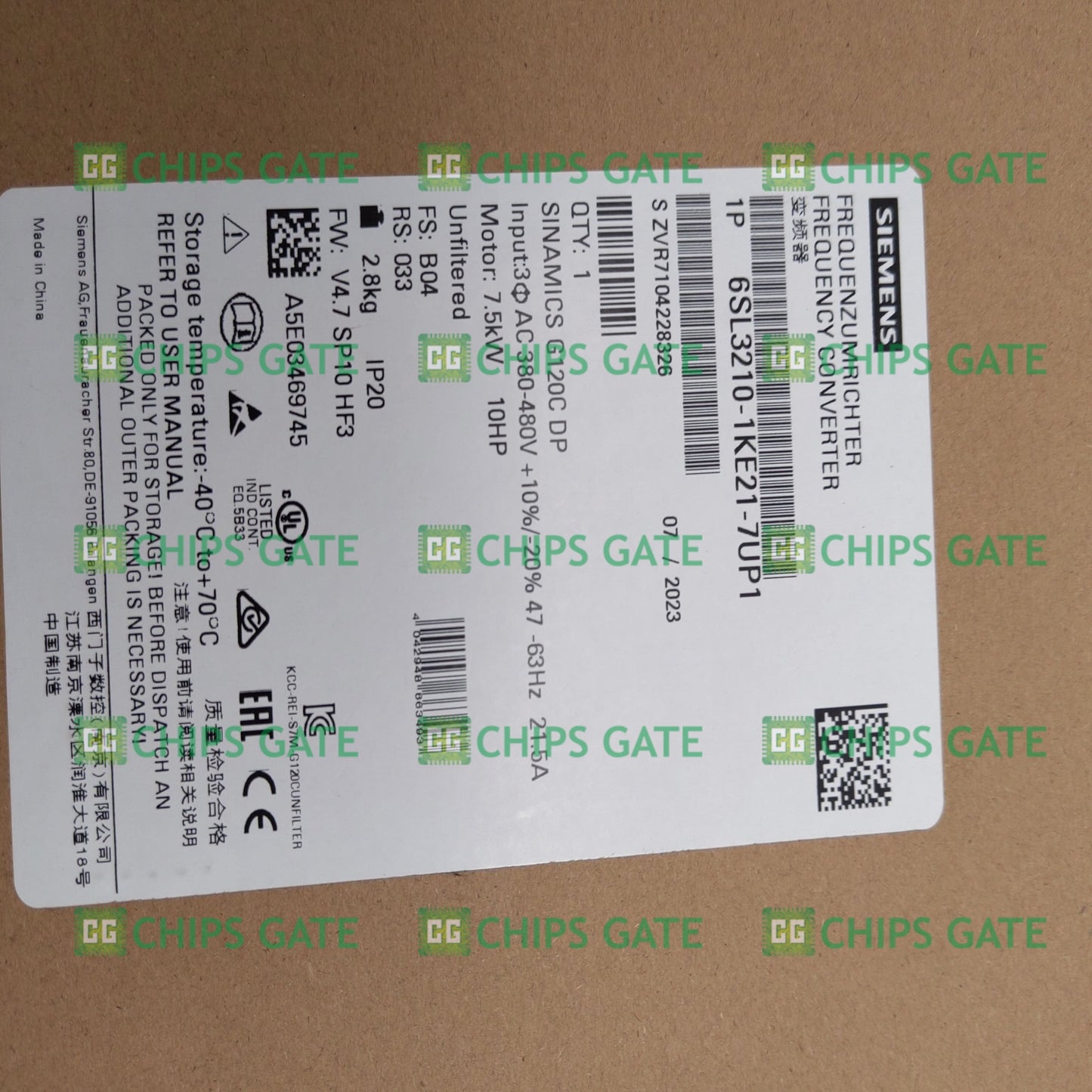 6SL32101KE217UP1