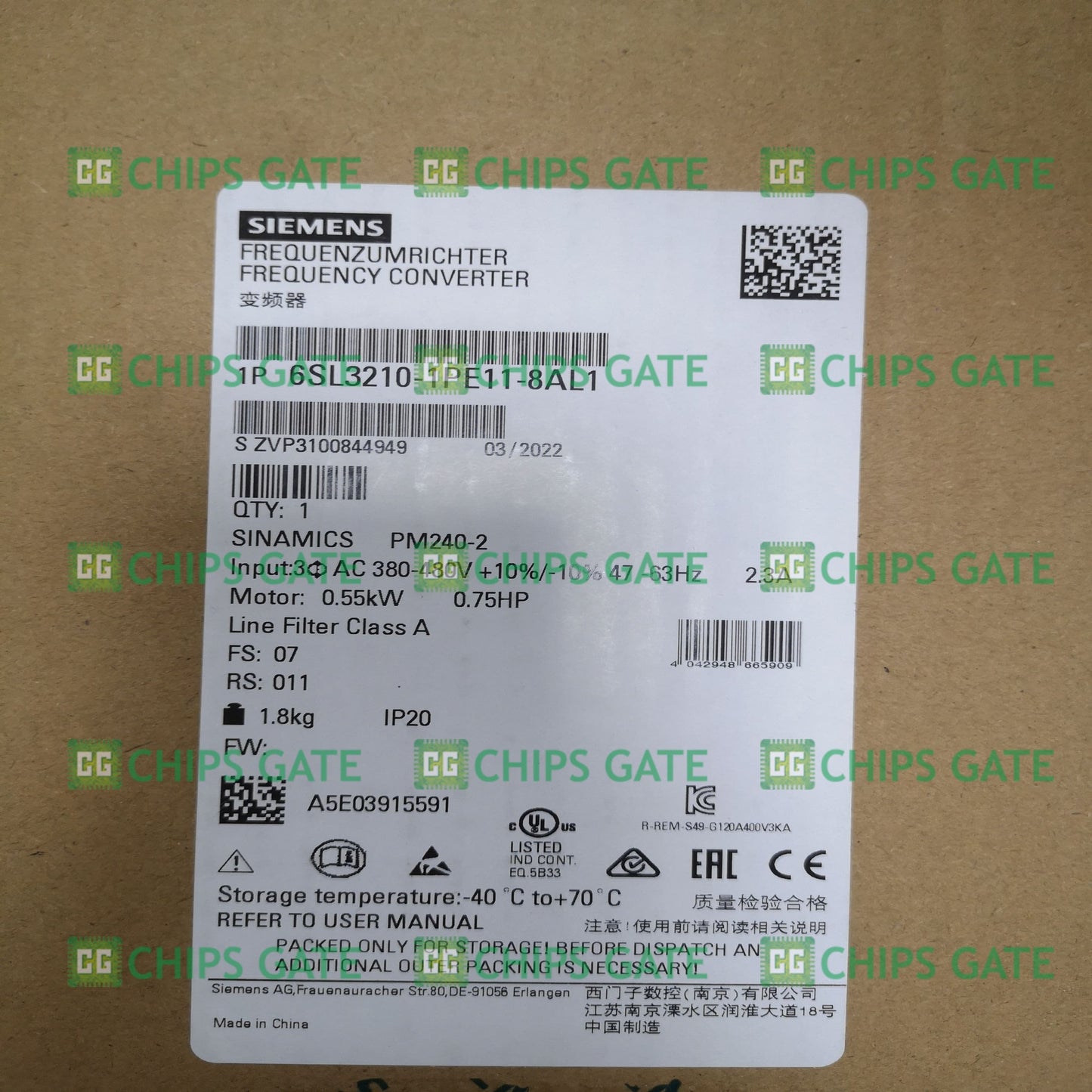 6SL32101PE118AL1