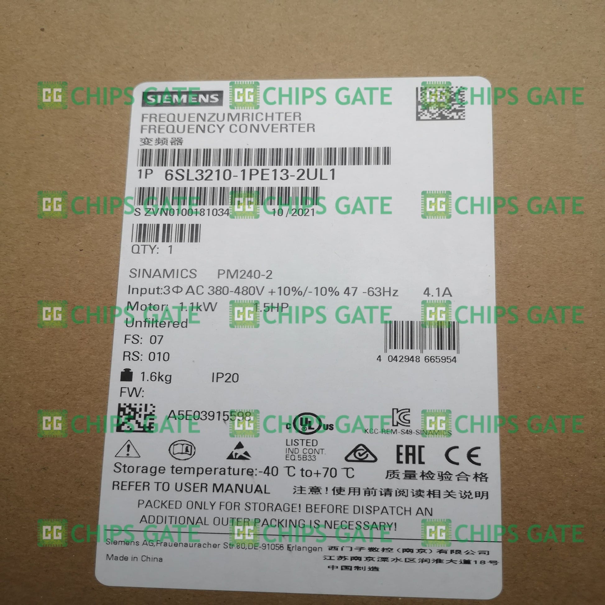 6SL32101PE132UL1