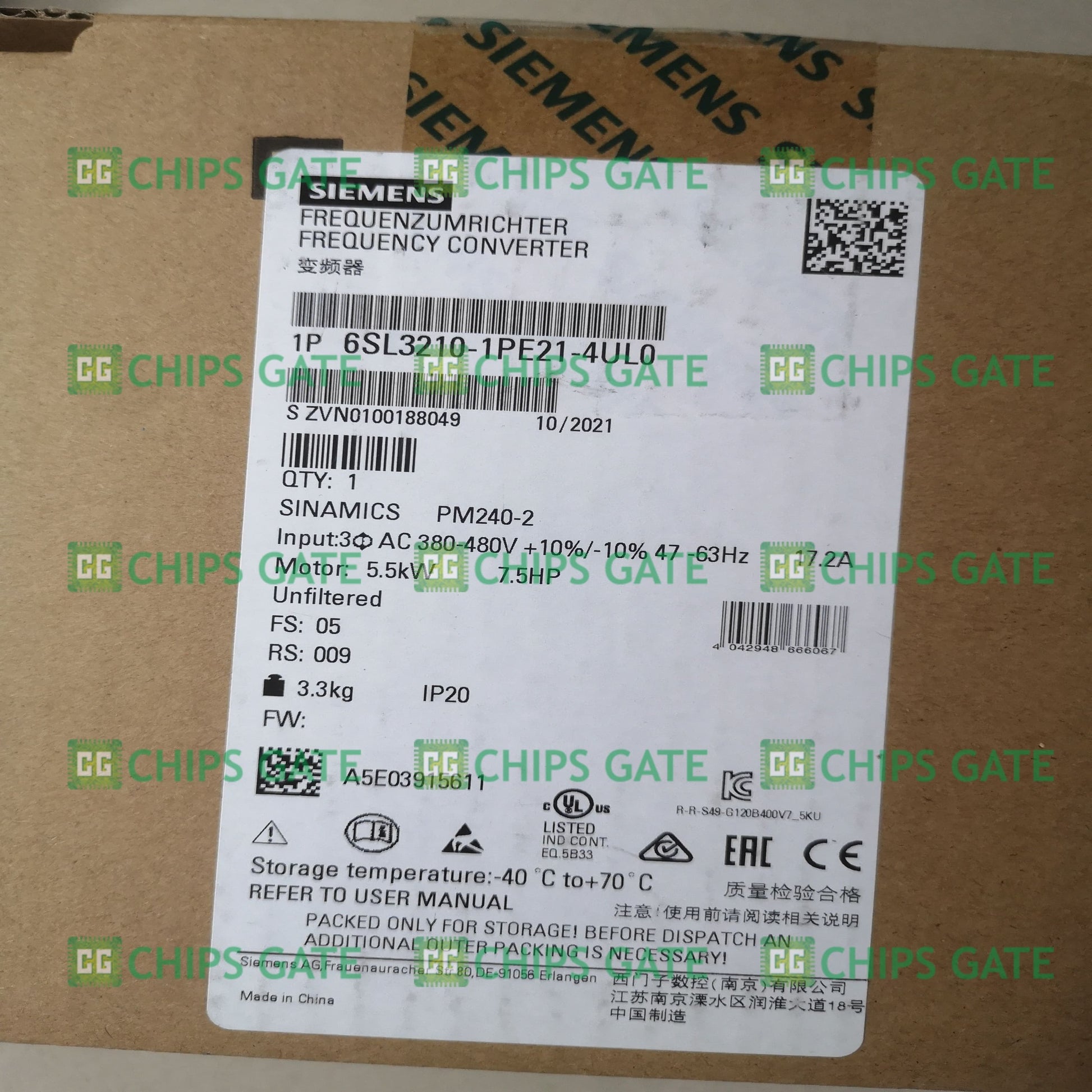 6SL32101PE214UL0