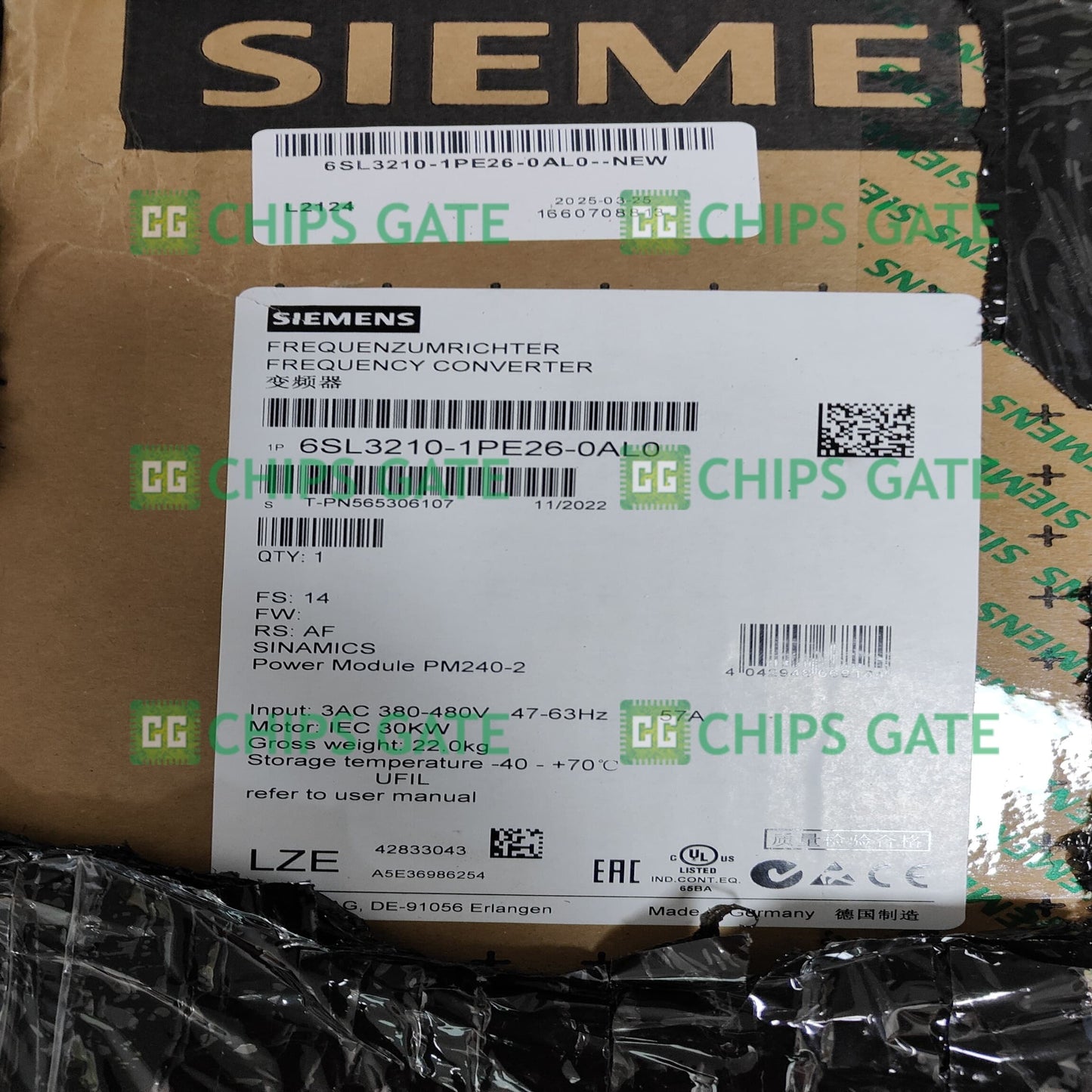 6SL32101PE260AL0