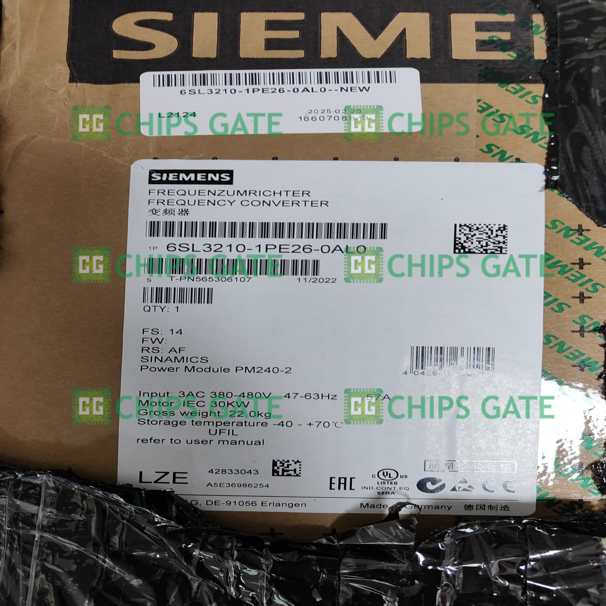 6SL32101PE260AL0