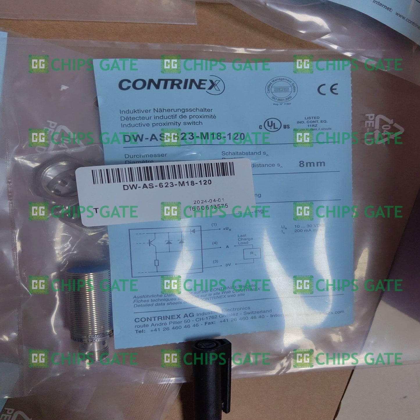 Contrinex DW-AS-623-M18-120