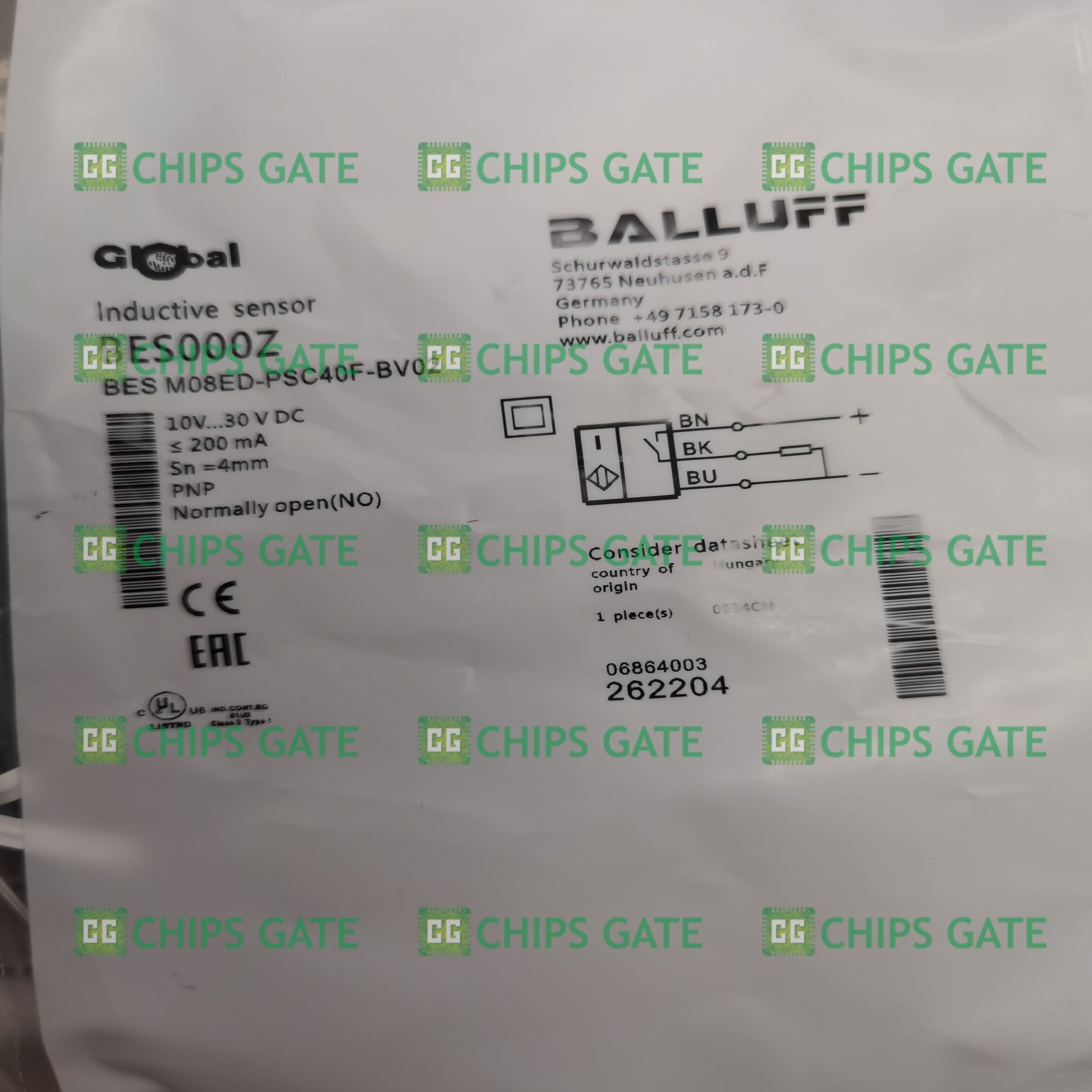 Balluff M08ED-PSC40F-BV02